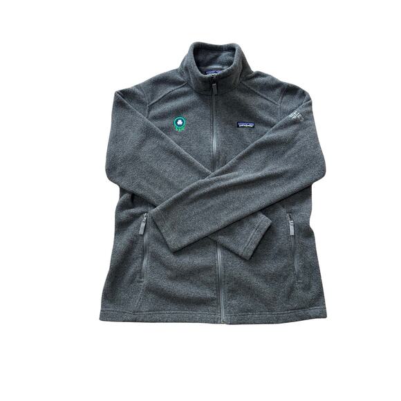 Patagonia Synchilla Fleece Jacket L McNellie’s Group Gray Shamrock Logo - Picture 1 of 4